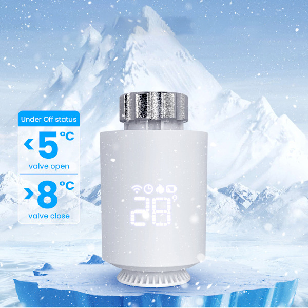 Smart Radiator Termostatventil TRV06 - Zigbee, Vit