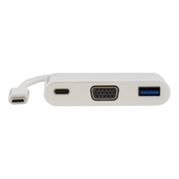 deltaco USBC>VGA USB TypeA adapter USBC FM charging 60W 1080P 5G