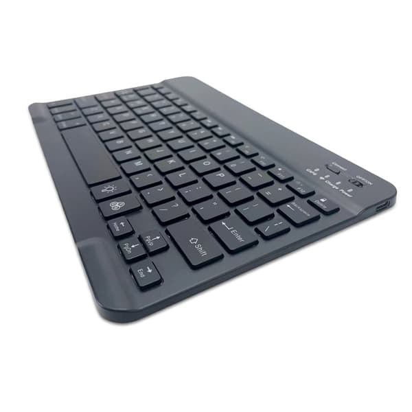 Sort Bluetooth-tastatur etui til Lenovo M10 (3. generation)