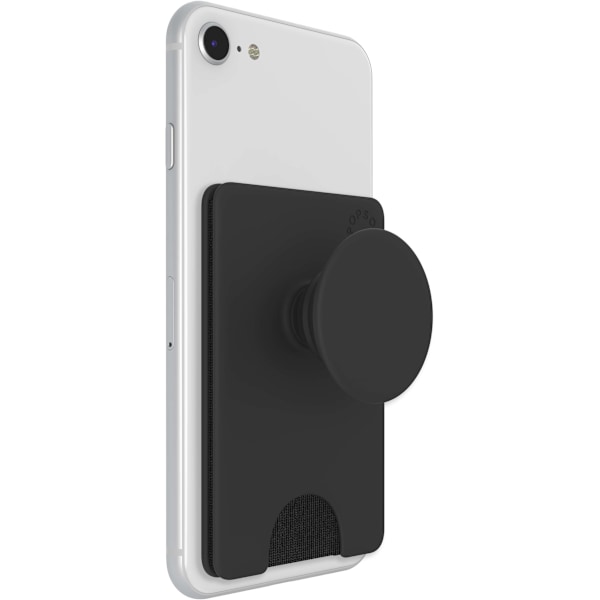 POPSOCKETS Wallet Black Avtagbar Mobil Plånbok PopWallet+