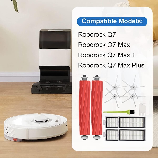 INF Reservedelssæt til Xiaomi Roborock Q7/Q7 Max Series Robotstøvsugere