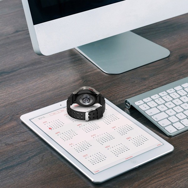 Silikone urrem til Samsung Galaxy Watch Sort