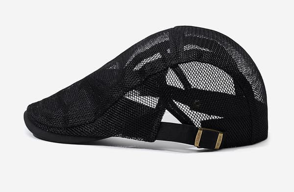 Snygg sommar mesh solskydd baseballkeps Black Black
