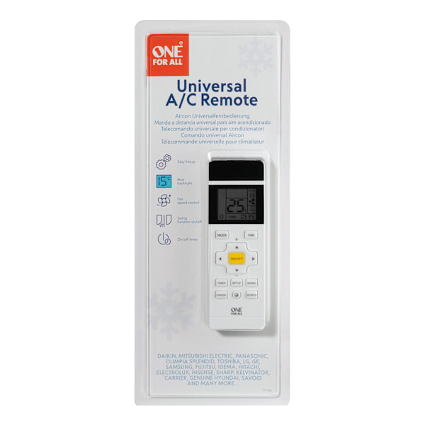 URC 1035 Remote control for AC Harmaa