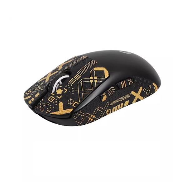 Forbedrede Grip Mouse Stickers til Logitech GPW2/GPW3 - Sort Guld