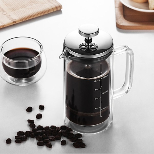 300ML Kaksiseinäinen pressopannu
