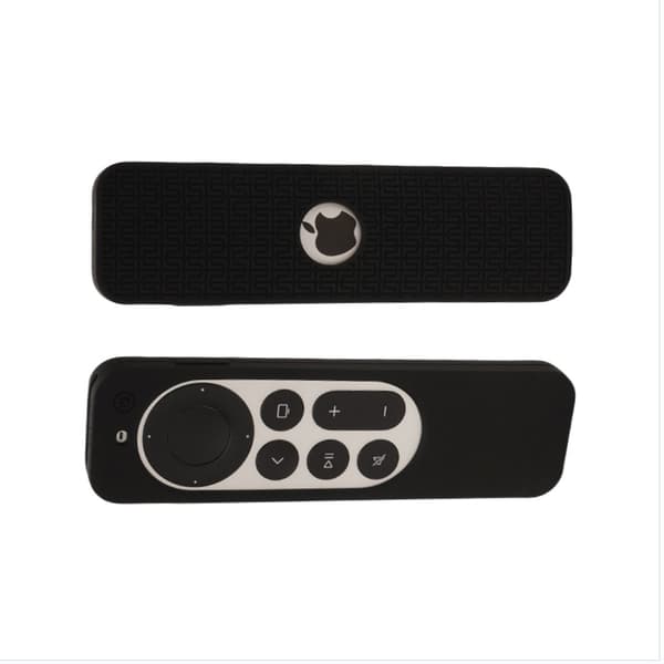 Silikonskyddsfodral för Apple TV 4K-fjärrkontroll Black Black