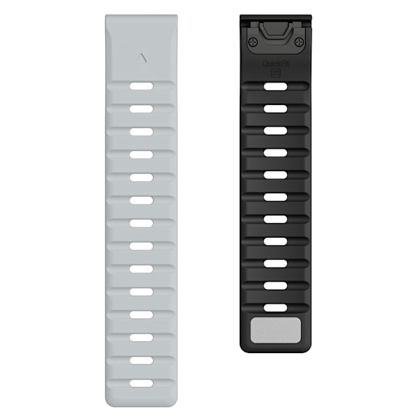Magneettinen Garmin N54 Norman kellon ranneke Musta + harmaa 26 mm