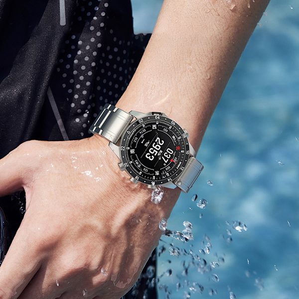 26 mm:n pikakiinnitteinen titaaniranneke turvasoljella Garmin Fenix 8, Fenix 7