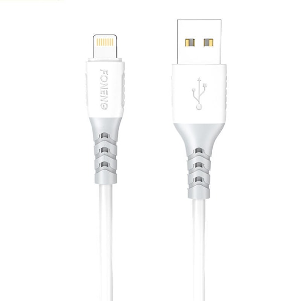 USB till Lightning-kabel Foneng X66, 20W, 3A, 1m (vit)