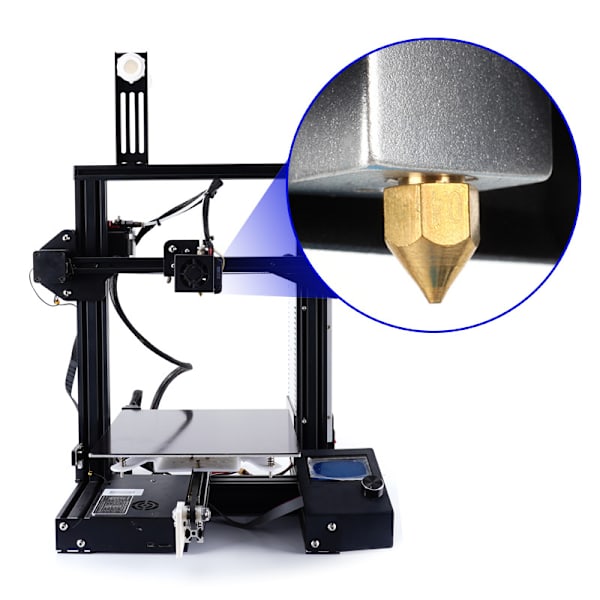 Ekstruderdyser til 3D-printere 8 stk Guld