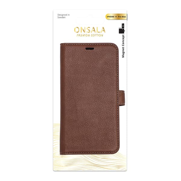 COLLECTION Wallet Læder Brun iPhone 11 PRO MAX
