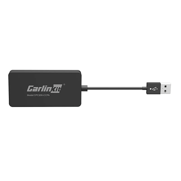 Carlinkit CCPA langaton sovitin Apple Carplay/Android Auto (musta)