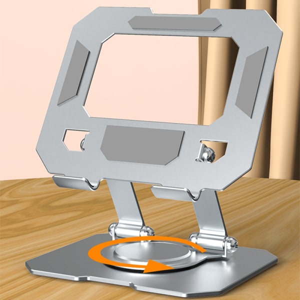Bærbar stativ - Ergonomisk design for optimal visning Sølv