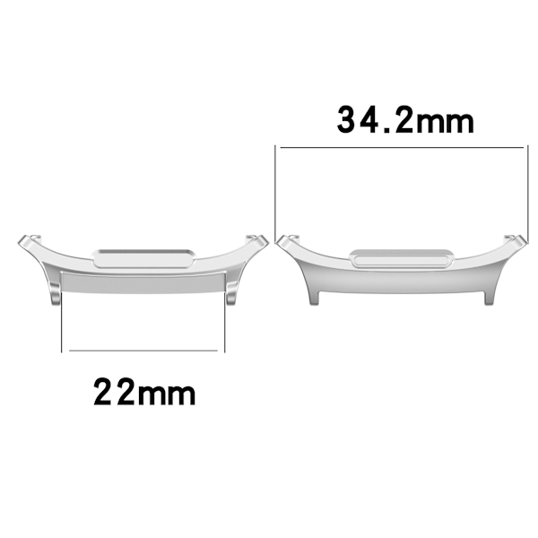 Urbåndsstik til Samsung Watch Ultra 47mm Sølv