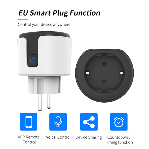 Smart Plug EU Standard Zigbee fra Tuya  16A