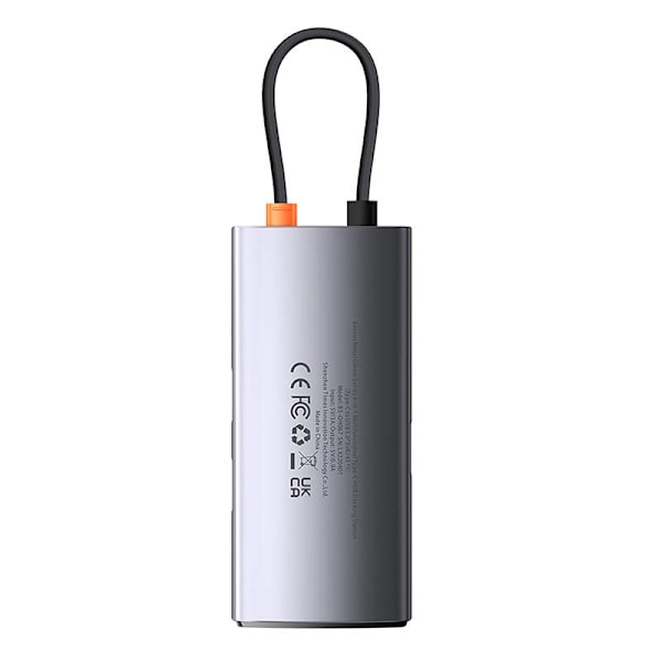 Hub 4in1 Baseus Metal Gleam Series, USB-C till 3x USB 3.0 + Ethernet RJ45