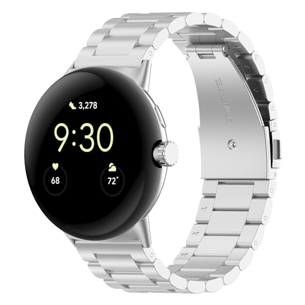 Urrem i rustfrit stål til Google Pixel Watch 3 Sølv 41 mm