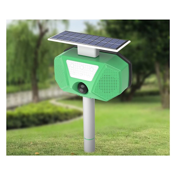 Soldriven gnagare repeller