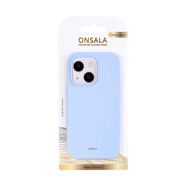Mobilskal Silikon Light Blue - iPhone 14 Pro