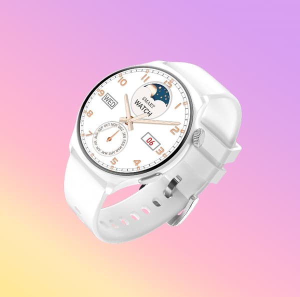 MX16 Smartwatch: 1.43" HD-skærm, Bluetooth-opkald White White