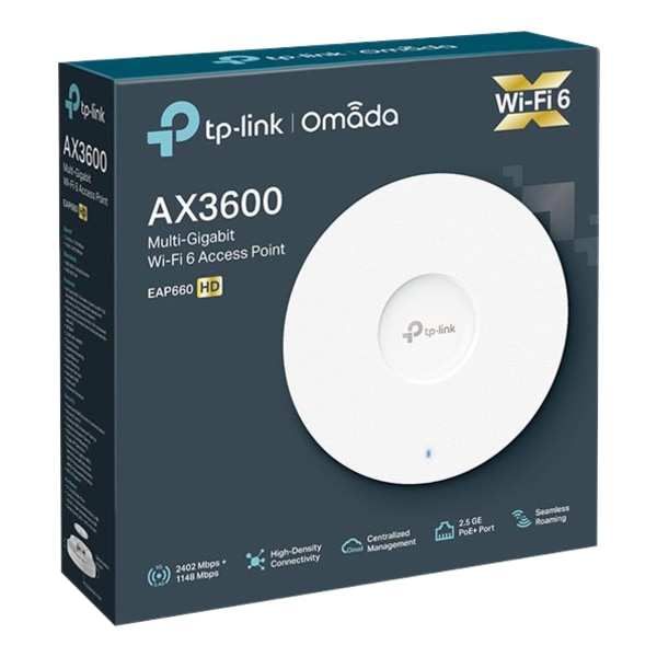 tplink AX3600 Ceiling Mount Dual-Band Wi-Fi 6 Access Point