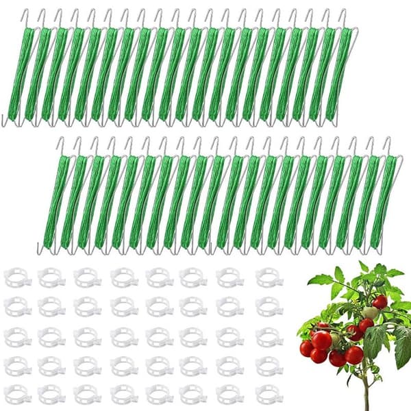 40 stk. tomatkroge - Ideel til understøttelse af tomatplanter og andre klatreplanter