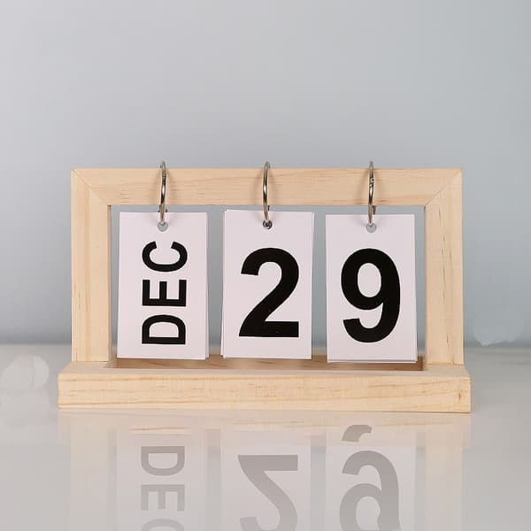Minimalistisk træ evighedskalender
