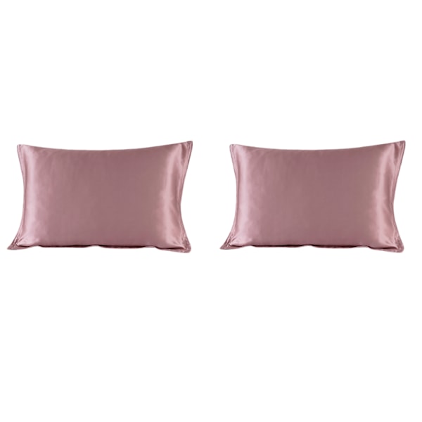 Luksus par silkepudebetræk Pink Pink