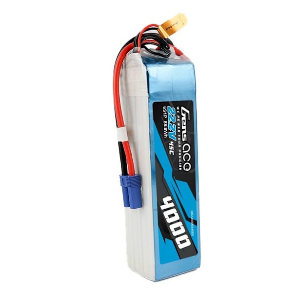 Gens Ace 4000mAh 22,2V 45C 6S1P batteri