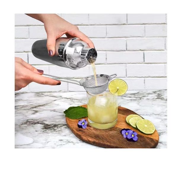 Cocktailshakersæt i rustfrit stål