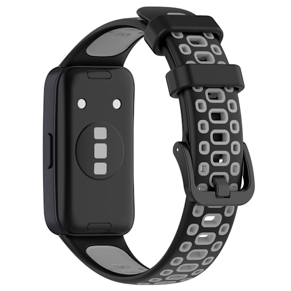 Ersättningsarmband för Huawei Band 10/9/8 Svart+grå