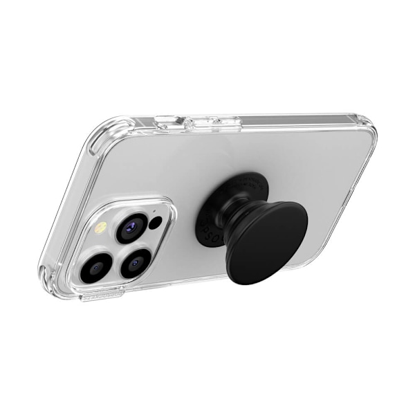 POPSOCKETS Black Avtagbart Grip med Ställfunktion