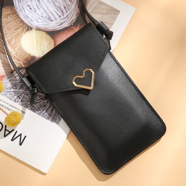 Crossbody telefonväska Black Black