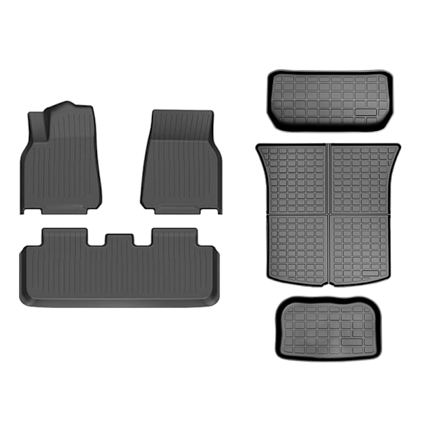 Custom Fit TPE golvmattor set för Tesla Model Y
