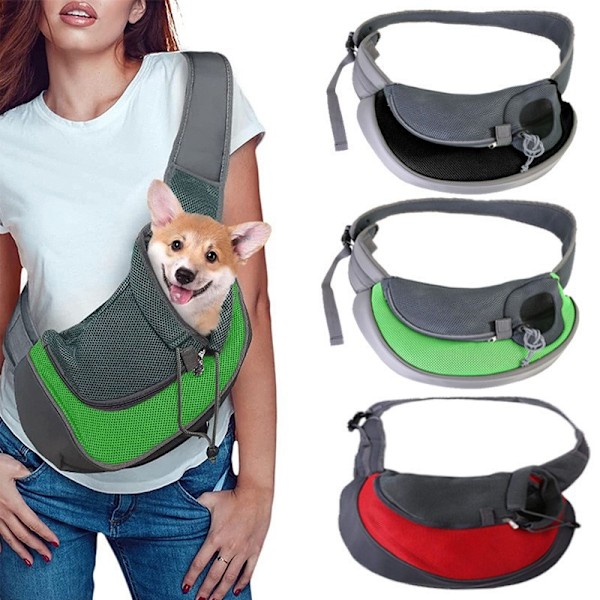 Bærbar Pet Travel Skuldertaske L