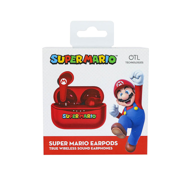 SUPERMARIO Hörlur In-Ear TWS Röd