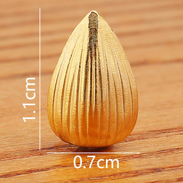 Sæt med 10 Realistiske Guldbarre-Replikaer - Miniature Guldbarre-Dekorationer