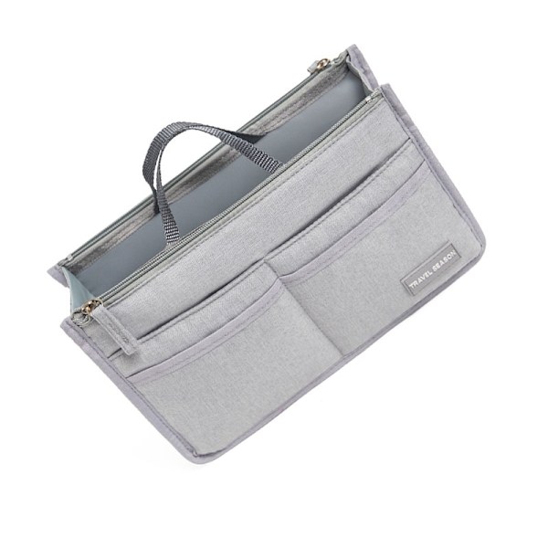 Large Capacity Electronics Organizer - Reseprylar tillbehörsväska Grå