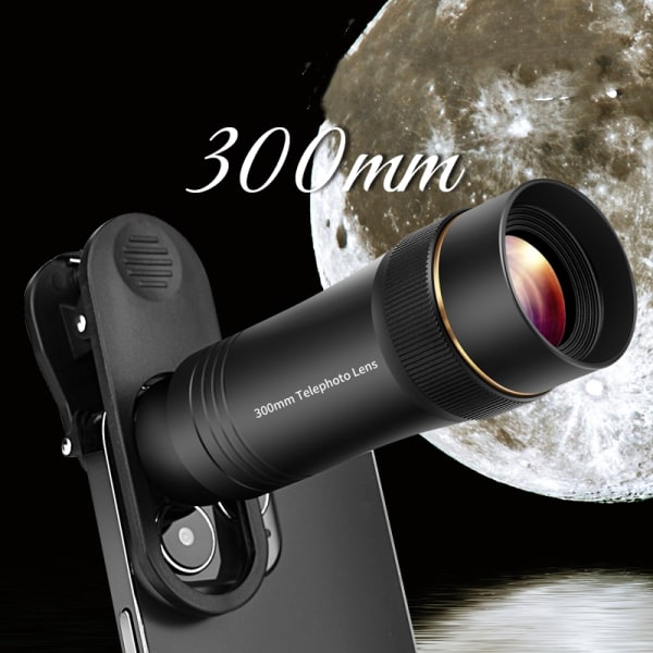300 mm puhelinkameran monokulaarinen teleskooppi