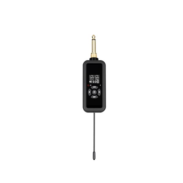 Trådløst mikrofonsæt, UHF-system med to kanaler