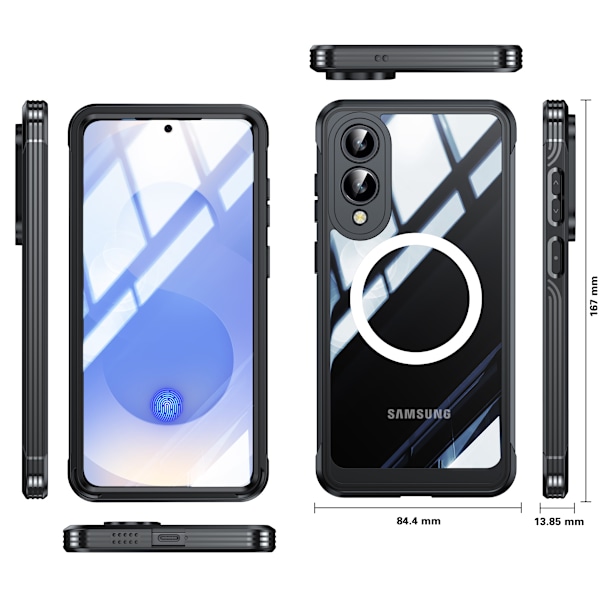 Stødsikkert cover til Samsung Galaxy S25 Edge Sort