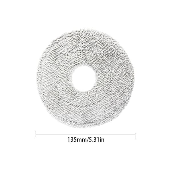 Moppduk 6-pack kompatibelt med Roborock P10/P20 Ultra/P20 Plus/P20 Ultra Plus/G20S/G30S, polyester nylonfiber reservmoppar