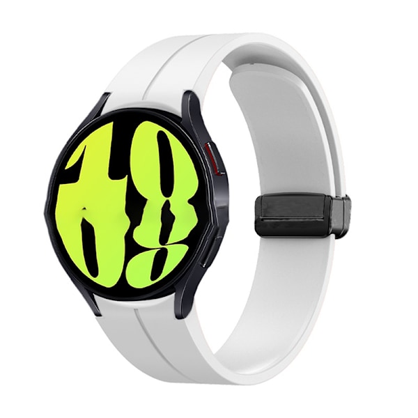 Silikoneurrem til Galaxy Watch 7 Hvid