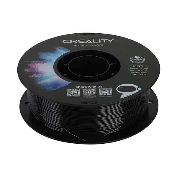 CR-PETG Filament Creality (svart)