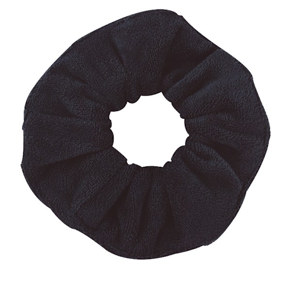 Bløde Microfiber Hårelastikker - 4 Pak Blandede Farver Grå