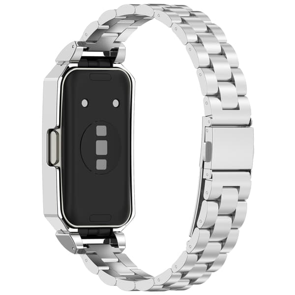 Rostfritt stålarmband för Huawei Band 10/9/8 Black Black