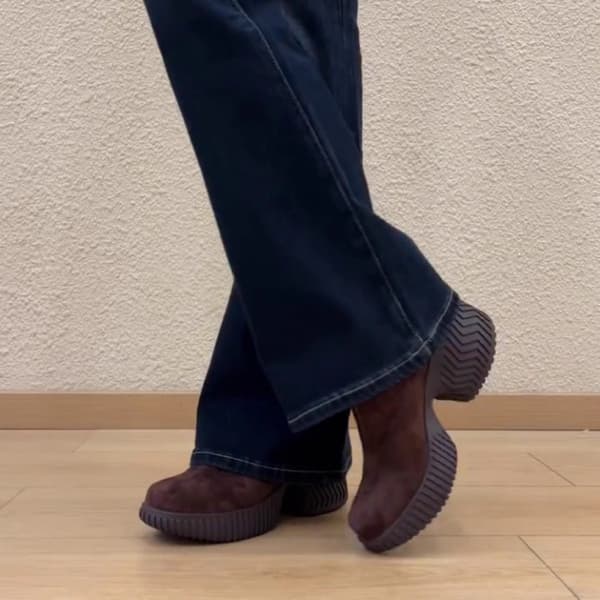 Retro Runde Tå Slip-On Platform Damesko - Komfortable og Stilfulde Brown 36 Brown 36