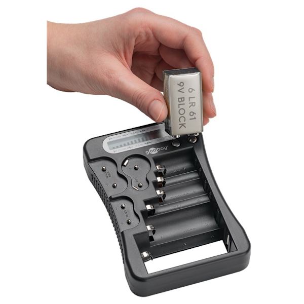 Batteriprovare med LCD-display