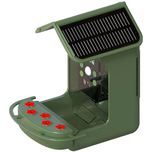 Smart fågelmatare Kamera Solceller BFC-1200